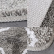 Microfiber Washable Mat Non-Slip Bath Carpets for Bathroom, Size:45x120cm(Magenta)