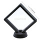 Square Nail Gel Display Stand  Color Card Jewelry Display False Nail Practice Stand Nail Gel Photo Shelf(Black)