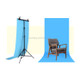 70x200cm T-Shape Photo Studio Background Support Stand Backdrop Crossbar Bracket Kit with Clips, No Backdrop