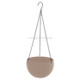 Rattan-like Hanging Basket Plastic Garden Flower Pot Creative Green Dill Absorbent Hanging Basin, Size:M (Khaki)