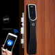 RX0836 Fully Automatic Fingerprint Lock Smart Lock Home Indoor Villa Electronic Remote Code Lock(Black)