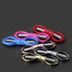 10 PCS Fishing Special Scissors Foldable Stainless Steel Fishing Tackle, Style:Plastic Handle, Color:Color Random Delivery