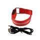 Red Nylon Night Sports LED Light Armband Light Bracelet, Specification:USB Charging Version