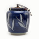 Portable Hand-painted Antique Ceramics Tea Cans Sealed Storage Tank(Leaf)