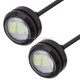 2 PCS 22.5mm 1.5W 150LM Ice Blue Light 3 LED SMD 5630 Spotlight Eagle Eye Light Daytime Running Light for Vehicles