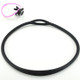 MH-588 Diving Second Stage Fixer Silicone Necklace, Circumference: 76cm(Black)