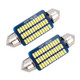 2 PCS 41mm DC12V / 1.5W / 6000K / 100LM 36LEDs SMD-3014 Car License Plate Light / Dome Light, with Decoder