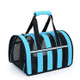 Foldable Mesh Breathable Pets Go Out Portable Diagonal Carrying Bag, Size:L(Blue)