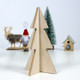 2 PCS Christmas Logs Spelled Into Christmas Tree Crafts Decorations, Specification: Large