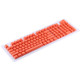 ABS Translucent Keycaps, OEM Highly Mechanical Keyboard, Universal Game Keyboard (Orange)
