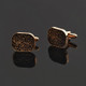 High-end men shirts Cufflinks collocation accessoriesgifts classic Mens Fashion Design carving(Gold)