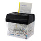 Mini USB Paper Shredder with Letter Opener(Black)