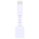 5 PCS USB-C / Type-C Male to USB 3.0 Female OTG Adapter (White)