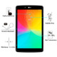 100 PCS for LG G Tablet 7.0 / V400 0.4mm 9H+ Surface Hardness 2.5D Explosion-proof Tempered Glass Film
