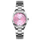 SKmei 1620 Delicate Rhinestone Creative Casual Waterproof Quartz Women Watch Steel Strap Watch(Pink)