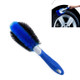3 PCS Wheel Hub Long-Handled Brush Special Tool For Powerful Decontamination & Cleaning Of Tires, Colour: Blue Straight Brush