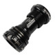 Meroca Mountain Bike Bottom Axle One Hollow Bb Bicycle Screw-In Bottom(Black)