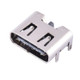 10 PCS Type-C 6P Stainless Steel Double Pressure Shrapnel Female Seat