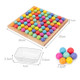 Colored Beads For Fun Parent-Child Interaction Concentration Training Wooden Early Childhood Education Board Game