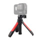 GP446 Multifunctional Mini Fixed Tripod for Gopro HERO 1/2/3/3+/4/5 Session/6/7, Xiaoyi and 4K 2 Generation Sports Camera (Red)