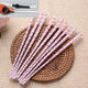 50 PCS/bag Cleaning Mouthpiece Tool Channel Brush(Red And White)