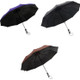 Ten Bone Automatic Vinyl Umbrella Men And Women Business Double Oversized Reinforced Windproof Sunny Umbrella(Coffee)