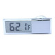 Sucker Type Car Electronic Digital Display Transparent Thermometer