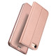 DUX DUCIS Skin Pro Series Horizontal Flip PU + TPU Leather Case for iPhone 8 & 7, with Holder & Card Slots (Rose Gold)