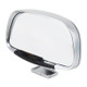 Car Blind Spot Side View Wide Angle Convex Mirror Vision Collection Side View Mirror Blind Spot Mirror(Silver)
