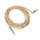 AV01 3.5mm Male to Male Elbow Audio Cable, Length: 3m(Gold)