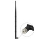 High Quality 2.4GHz 15dBi RP-SMA Antenna for Router Network (4 Sections)(Black)