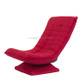 X3 Casual Lazy Sofa Foldable Rotating Creative Fabric Sofa Chair (Red)