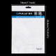 10 PCS PULUZ 25.8cm x 18cm Hang Hole Clear Front White Pearl Jewelry Zip Lock Packaging Bag (Size: L)