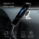 CaseMe Universal Stand Paste Type 360 Degree Rotation Magnetic Car Mount Phone Holder, For iPhone, Galaxy, Sony, Lenovo, HTC, Huawei, and other Smartphones (Silver)