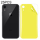 25 PCS For iPhone XR Soft TPU Full Coverage Back Screen Protector