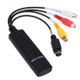 Portable USB 2.0 Video + Audio RCA Female to Female Connector for TV / DVD / VHS Support Vista 64 / win 7 / win 8 / win 10 / Mac OS