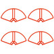 4 PCS Original Xiaomi Propeller Protective Cover Protectors for Xiaomi Mi Drone(Orange)