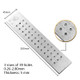 3 Rows 39 Holes 0.26-2.80mm Round Drawing Board Gold And Silver Drawing Board Semi-Circular Drawing Board Jewelry Tools