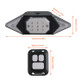 USB Rechargeable Bicycle Turn Light Wireless Remote Control Bike Tail Light