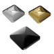 Desktop Kinetic Energy To Vent Stress Relief Fingertip Spinner Toy, Style: Zinc Alloy Quadrilateral Black