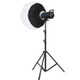 PULUZ 150W 5600K Studio Video Light + 2.8m Light Holder + 65cm Foldable Lantern Softbox Photography Kit(UK Plug)