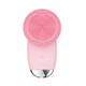 ADOO YQ-008 Silicone Facial Cleansing Apparatus Micro-Vibration Magnetic Absorption Sonic Cleansing Facial Massage Apparatus(Pink)