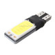 2 PCS T10 6W 180LM White Light Double-Faced 2 COB LED Decode Canbus Error-Free Car Clearnce Reading Lamp, DC 12V