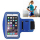 10 PCS Sports Outdoor Arm Bag Fitness with Touch Screen Mobile Phone Arm Bag, Size:Large(Dark Blue)