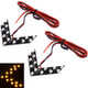 14 LED 3528 SMD Arrows Light for Car Side Mirror Turn Signal (Pairs)