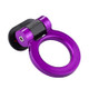Car Truck Bumper Round Tow Hook Ring Adhesive Decal Sticker Exterior Decoration (Purple)