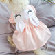 Pet Dog Clothes Spring And Summer Rabbit Ears Princess Skirt Cat Clothing, Size: S(Pink)