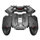AK77 Plug-in Edition Six-finger Linkage Multi-function Mobile Phone Gamepad with Bracket, Suitable for 4.7-6.5 inch Mobile Phones
