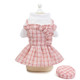 Pet Clothes Dog Dress Summer Thin Uniform Skirt, Size: M(Pink)