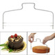 Stainless Steel Adjustable Wire Cake Cutter Slicer Leveler DIY Cake Baking Tools(Doule Wire Cutter)